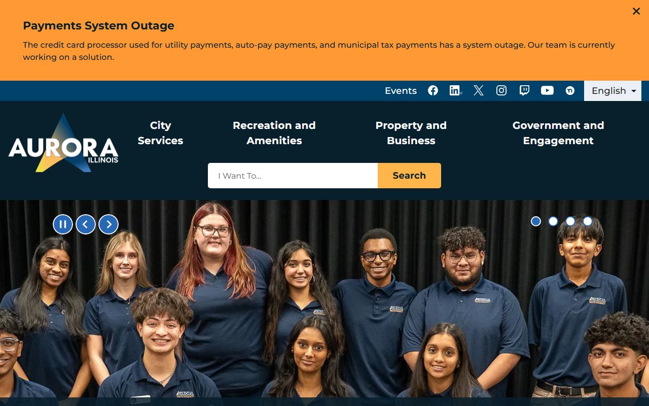 City of Aurora Illinois official website