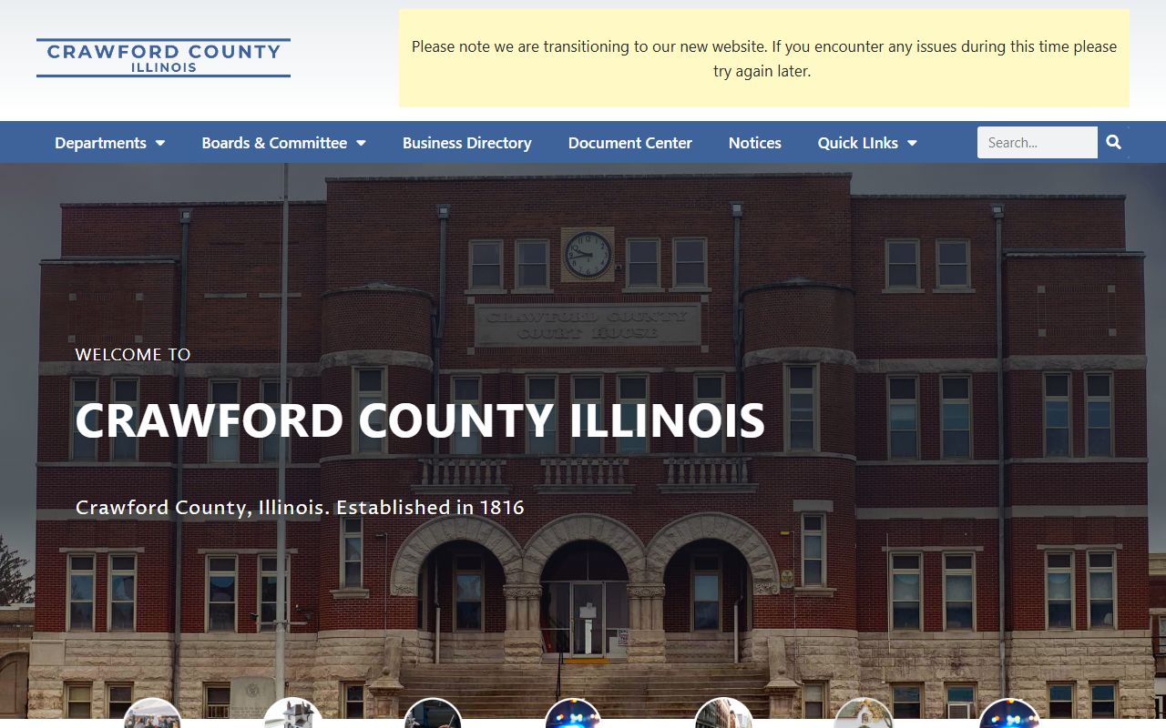 Crawford County Illinois official website for death records and vital records information