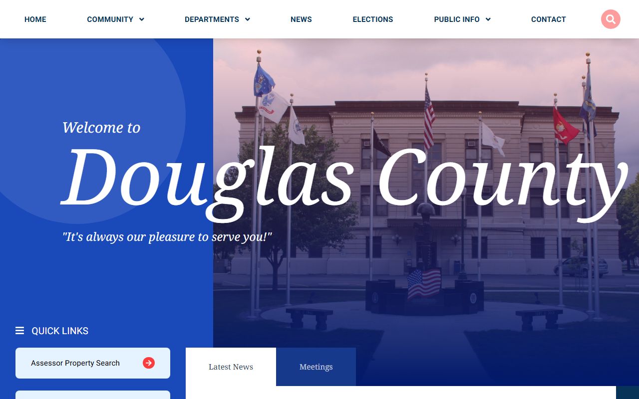Douglas County Illinois official website for death records and vital records