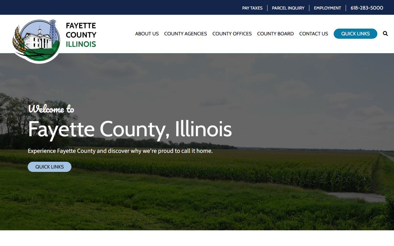 Fayette County Illinois official website for death records and vital records information