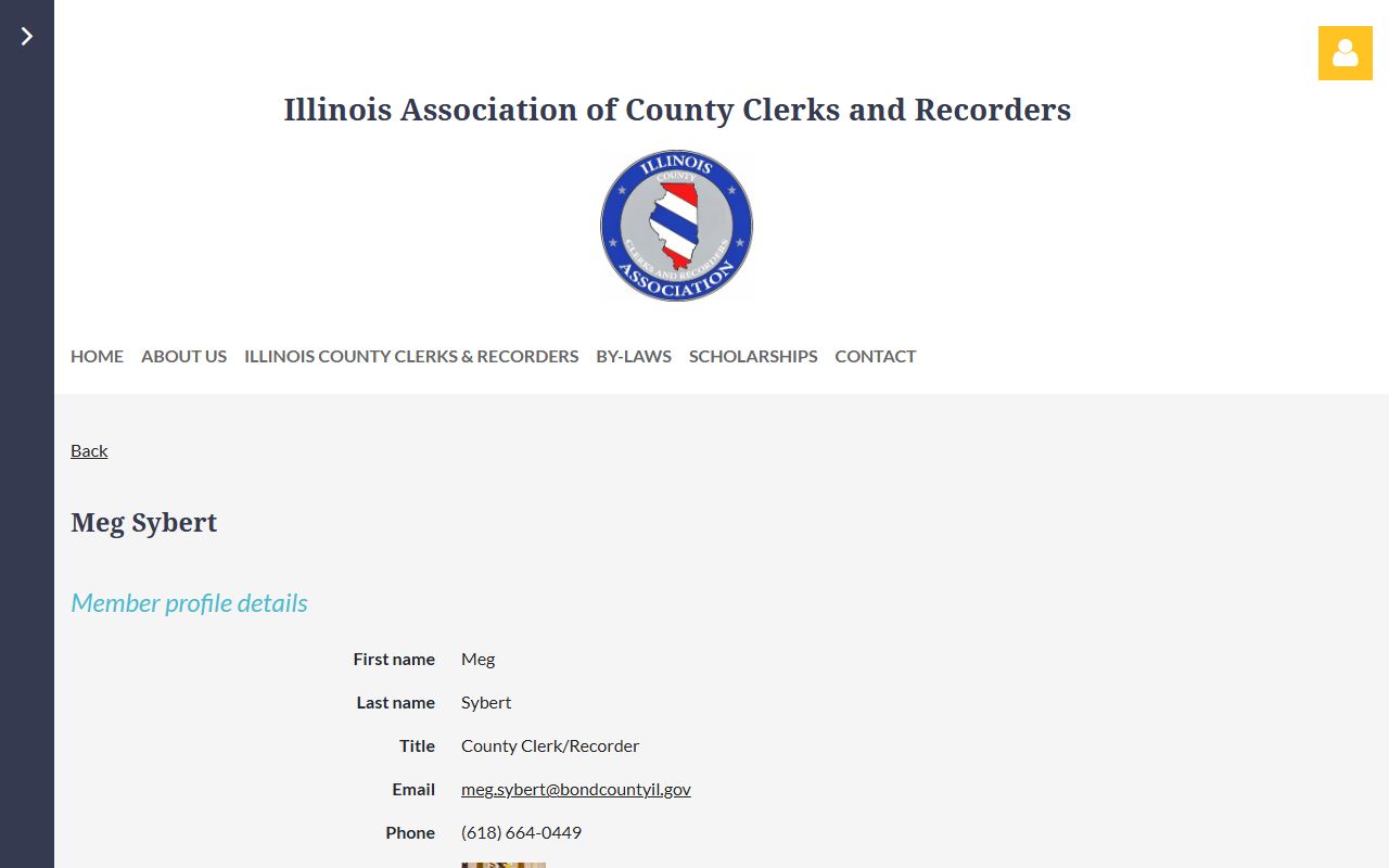 Illinois Association of County Clerks and Recorders directory for St. Clair County